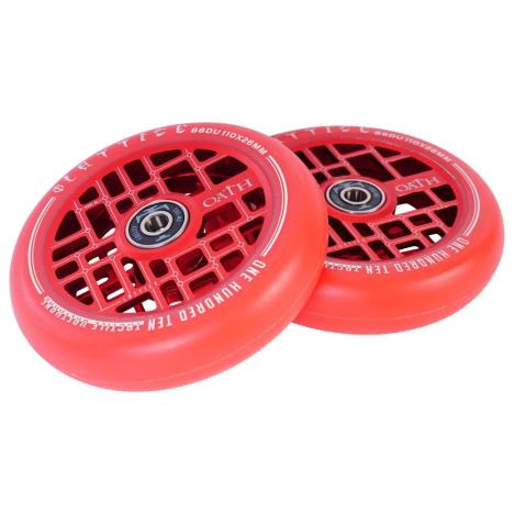 Oath Lattice 110mm Wheels - Red £59.99